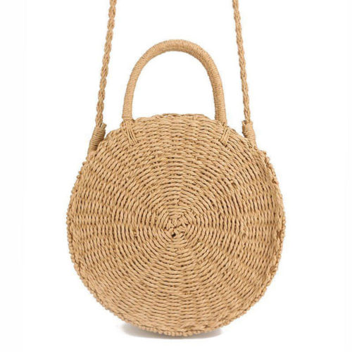 Round Bamboo Bag for Beach | Bamboo Mix